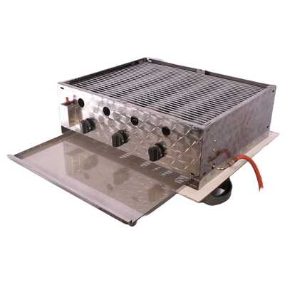 Grill Fire 3-palnikowy, HENDI, 640x520x(H)270mm-(Horeca)NL-Kod : G2P