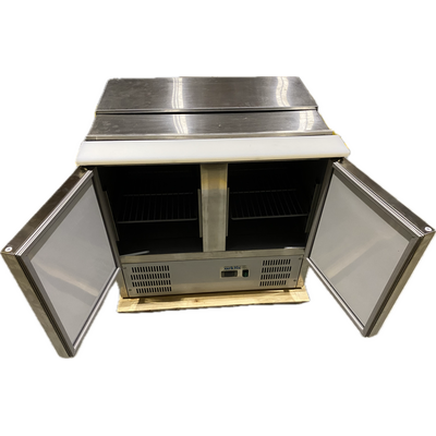 Stół chłodniczy sałatkowy 2 drzwiowy z pokrywą uchylną, kod 236161 (8123 Hendi)