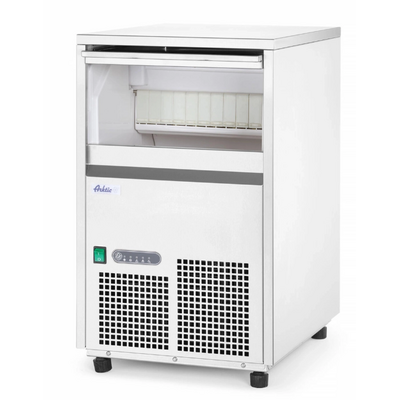 Kostkarka do lodu, Arktic, srebrny, 220-240V/385W, 380x520x(H)637mm (Hendi 8370 kod: 271353)